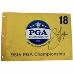 Jason Dufner Signed 2013 PGA Championship at Oak Hill Flag JSA ALOA