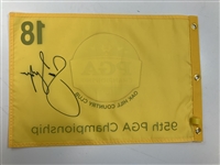 Jason Dufner Signed 2013 PGA Championship at Oak Hill Flag JSA ALOA