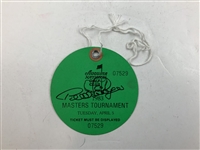 Bernhard Langer Signed 1983 Masters Ticket w/ Steve Elkington Signed 1991 Players Ticket JSA ALOA