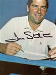Dave Stockton Signed 1970 Golf World Magazine & 1991 Ryder Cup Patron Badge JSA ALOA
