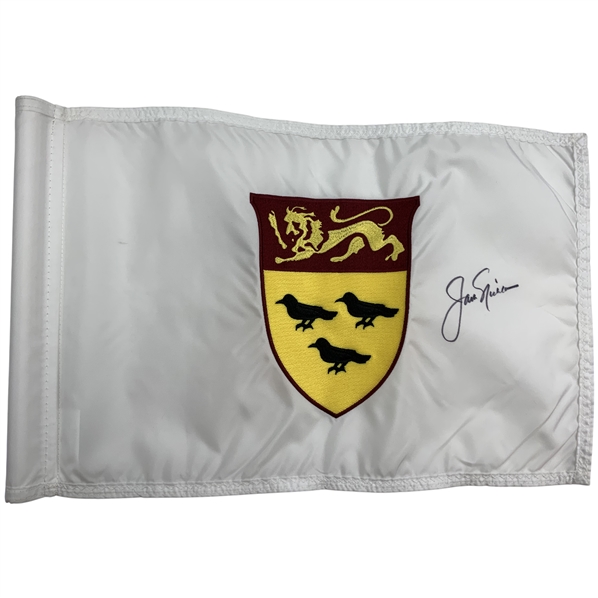 Jack Nicklaus Signed Canterbury Golf Club Flown Used Flag - Site of 1973 PGA Champ Win JSA ALOA