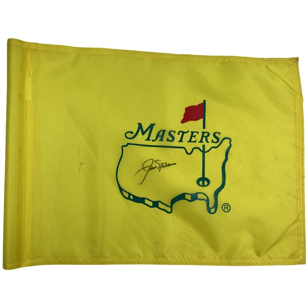 Jack Nicklaus Signed 2020 Masters Tournament Flown Used Flag - Honorary Starter JSA ALOA