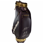Rory McIlroy, Jack Nicklaus & Gary Player Signed Grand Slam TaylorMade Open Championship Staff Bag w/ Dates JSA ALOA