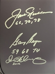 Rory McIlroy, Jack Nicklaus & Gary Player Signed 'Grand Slam' TaylorMade Open Championship Staff Bag w/ Dates JSA ALOA