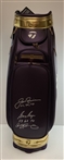 Rory McIlroy, Jack Nicklaus & Gary Player Signed 'Grand Slam' TaylorMade Open Championship Staff Bag w/ Dates JSA ALOA
