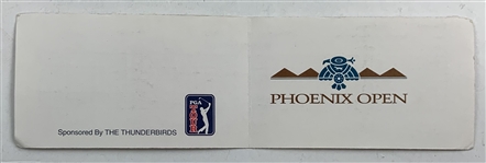 Singh, Crenshaw, O'Meara & Seven Others Signed Greater Hartford, Phoenix Open, Tour Champ & Templeton Shark Official Scorecards