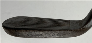 An Assortment of Antique Hickory and Transitional Steel Shafted Golf Irons Including J.H. Taylor and Spalding