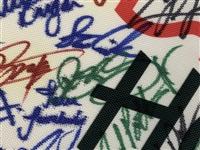 Tiger Woods, Rory McIlroy & Field Signed Honda Classic Flag JSA ALOA