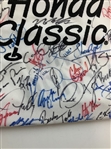 Rory, Hideki, Phil & Field Signed The Honda Classic Tournament Issued Golf Caddie Bib JSA ALOA
