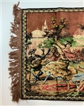 Walter Hagen's Spanish Scene Tapestry Wall Hanging Rug from Estate
