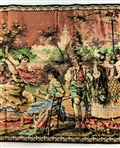 Walter Hagen's Spanish Scene Tapestry Wall Hanging Rug from Estate
