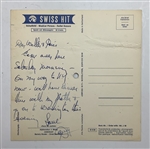 Walter Hagen's Addressed Envelope w/ c.1958 Sam Melchionne Quartet Record  from Estate