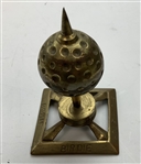 Walter Hagen's Golf Ball Paperweight, Golf Pencils & Tees from Estate