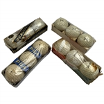 A Collection of 12 Vintage Golf Balls in Original Sleeves Including U.S. Royal Special, Wilson, MacGregor, and PGA