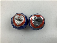 Collection of 19 Vintage Wrapped Golf Balls Including Dunlop, Slazenger, and Penfold
