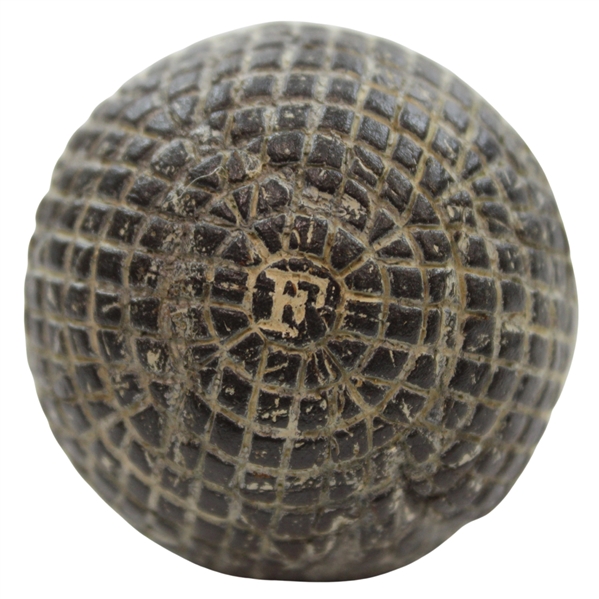 Vintage F Gutta Percha Golf Ball