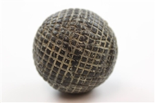 Vintage F Gutta Percha Golf Ball