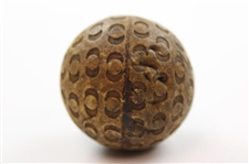 Vintage St. Mungo Arch Colonel Golf Ball w/Impressed Crescent Moons