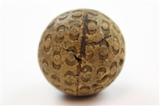 Vintage St. Mungo Arch Colonel Golf Ball w/Impressed Crescent Moons