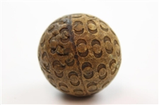 Vintage St. Mungo Arch Colonel Golf Ball w/Impressed Crescent Moons
