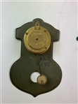 Vintage Lux Clock Manufacturing Co. Golf Theme Lithographed Metal Pendulet Wall Clock