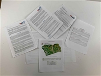 Jon Rahm's 2016 US Open Player Issued Registration Materials Grouping