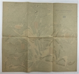 c.1921 Pinehurst Country Club Golf Memorabilia Featuring Map by Donald J. Ross