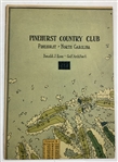 c.1921 Pinehurst Country Club Golf Memorabilia Featuring Map by Donald J. Ross