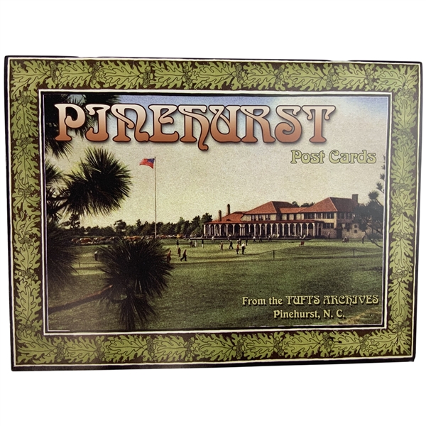 Souvenir Pinehurst Post Card Booklet from the Tufts Archives with 24 Perforated Cards