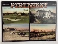 Souvenir Pinehurst Post Card Booklet from the Tufts Archives with 24 Perforated Cards