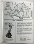 Souvenir Pinehurst Post Card Booklet from the Tufts Archives with 24 Perforated Cards