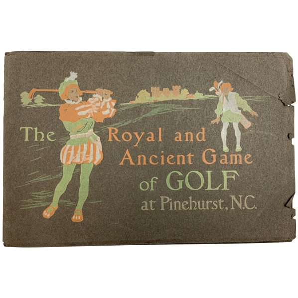 Antique Pinehurst Golf Club Promotional Booklet The Royal and Ancient Game of Golf at Pinehurst N.C.