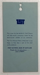 Arnold Palmer, Jack Nicklaus, and Gary Player Signed 1966 M.A.B.I.C. Golf Classic Ticket JSA ALOA