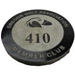 Bandon Dunes Golf Resort Granite Yardage Marker - 410 Yards