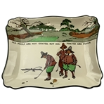 Royal Doulton Golf Series Ware Rectangular Ceramic Tray