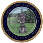 1999 U.S. Open Pinehurst No. 2 Commemorative Porcelain Plate by Merry Scotland Designs