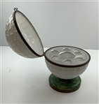 Vintage Czechoslovakian Golf Ball Theme Smoking Set The 19th Hole