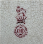 Vintage Royal Doulton Chas. Crombie Earthenware Golfing Series Plate Pattern