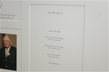 Multi-Signed Augusta National GC 1994 100th Birthday Celebration Dinner Menu for Ike Grainger & Joe Bryan