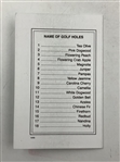 9x Masters Champs Signed Augusta National Golf Club Scorecard w/ Winning Years JSA ALOA
