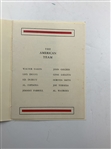 1929 Ryder Cup Commemorative Reprint Dinner Menu and Program Moortown Golf Club