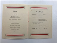 1929 Ryder Cup Commemorative Reprint Dinner Menu and Program Moortown Golf Club