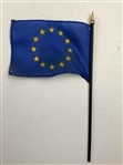 US & Europe 26x Signed 2008 Ryder Cup at Valhalla Flag w/ Flags JSA ALOA