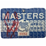Fuzzy Zoeller Signed 1979 Masters Tournament SERIES Badge #8882 JSA ALOA