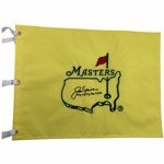 Jack Nicklaus Signed Undated Masters Embroidered Flag w/Years Won JSA ALOA