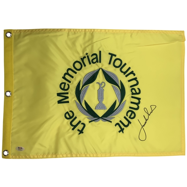 Jordan Spieth Signed The Memorial Tournament Golf Pin Flag PSA/DNA #AP24915