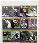 Large Collection of (65) Signed 1991 Pro Set PGA Tour Golf Cards JSA ALOA