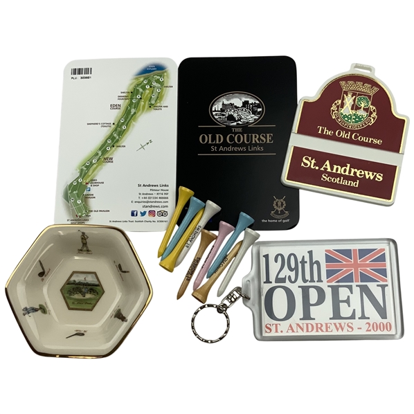 A Collection of St. Andrews Links and The Old Course Golf Memorabilia and Souvenirs