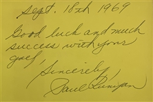 Paul Runyan Signed Paul Runyan's Book for Senior Golfers. 1962. First Edition JSA ALOA