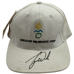 Tiger Woods Signed 1996 Greater Milwaukee Open Pro Debut Nike Hat w/ Tags JSA ALOA